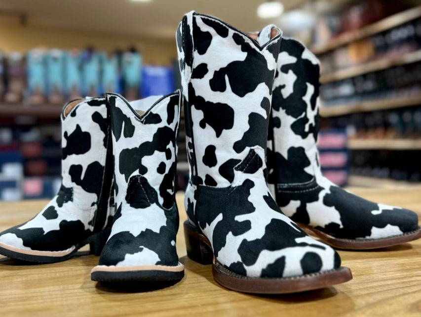 Handmade Black Cow Tanner Mark Boots (Please Read Description)