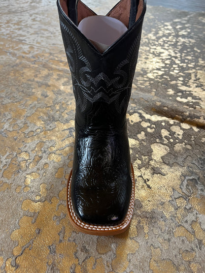 Tanner Mark Boys' Tooled Leather Western Boots